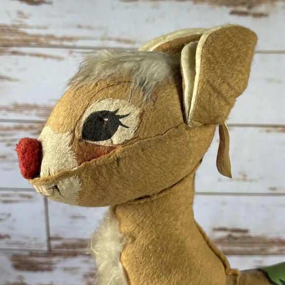 Vtg 1996 Annalee Rudolph The Red Nose Reindeer Mobilitee Doll COLLECTOR EDITION - Picture 4 of 8